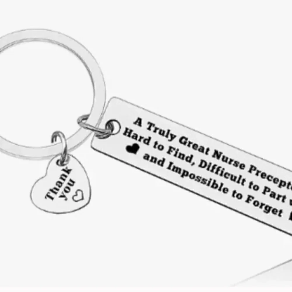 New Nurse Preceptor Nursing Instructor Keychain